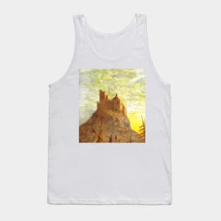 Middle Ages with Castle on the Mountain Tank Top